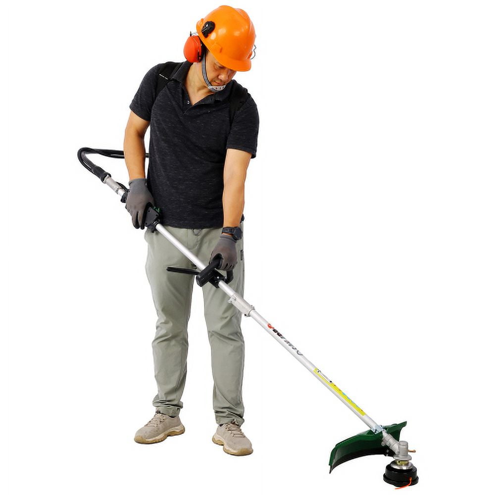 4 in 1 Multi-Functional Trimming Tool, 31CC 4-stroke Garden Tool System with Gas Pole Saw, Hedge Trimmer, Grass Trimmer, and Brush Cutter EPA Compliant