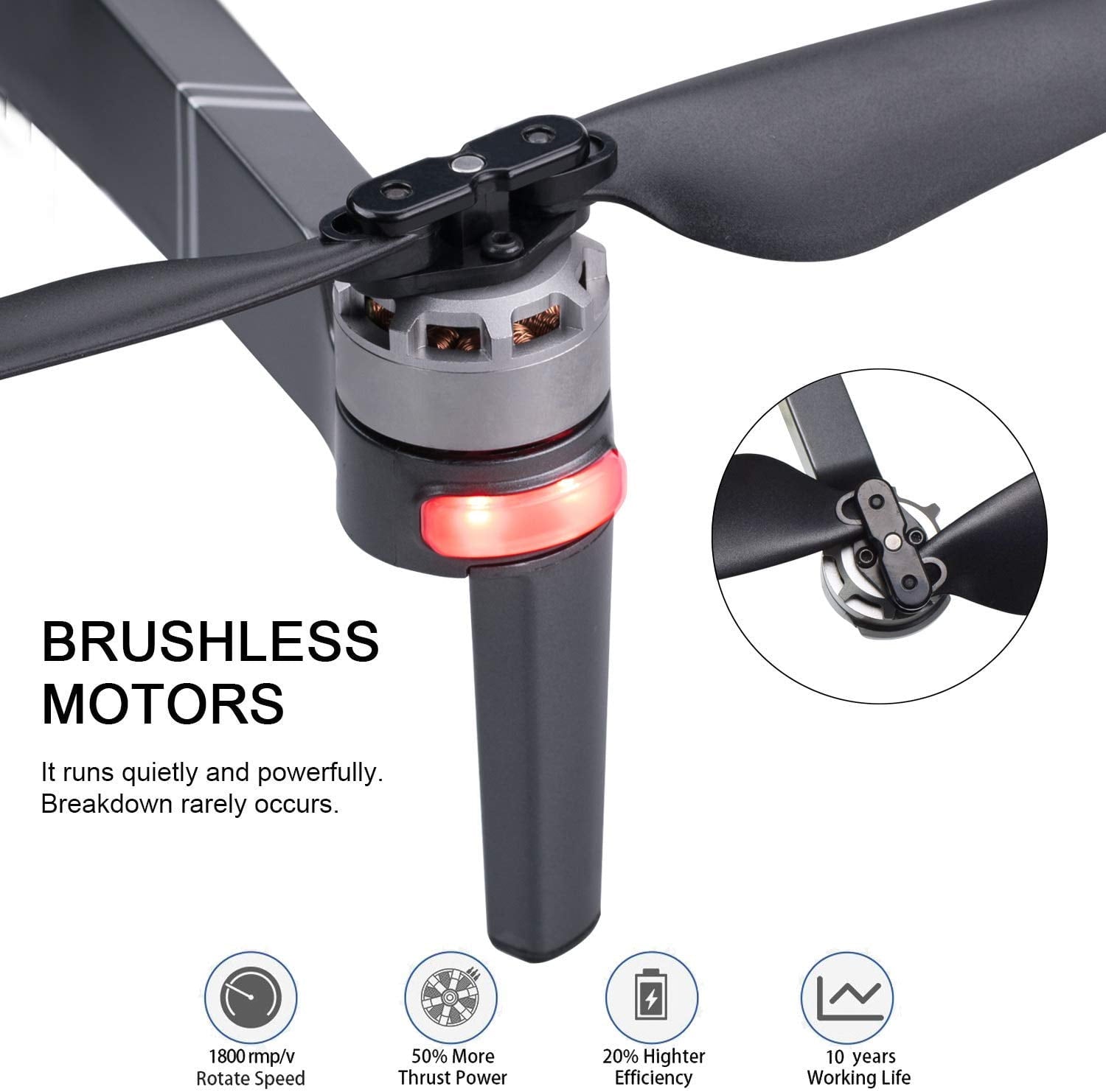 Contixo F24 Pro Drone with 4K UHD Camera for Adults, RC Quadcopter GPS FPV Camera Compatible with VR, 30 Minutes Flight Time, Foldable Brushless Motors, Follow Me, Waypoint with Carrying Case