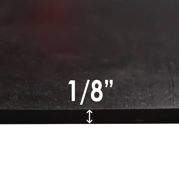 EPDM Rubber Sheet Black 60A 0.125 in. x 36 in. x 120 in.