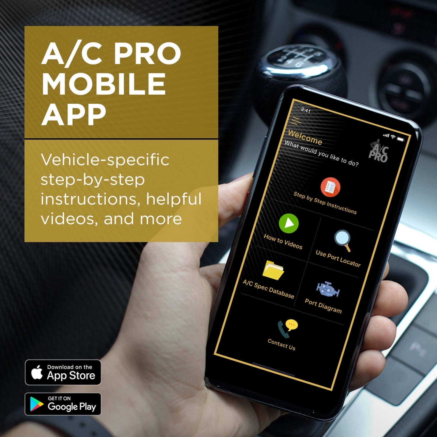 A/C Pro ACP-102 Ultra Synthetic A/C Recharge R-134a Car Refrigerant - 12 OZ