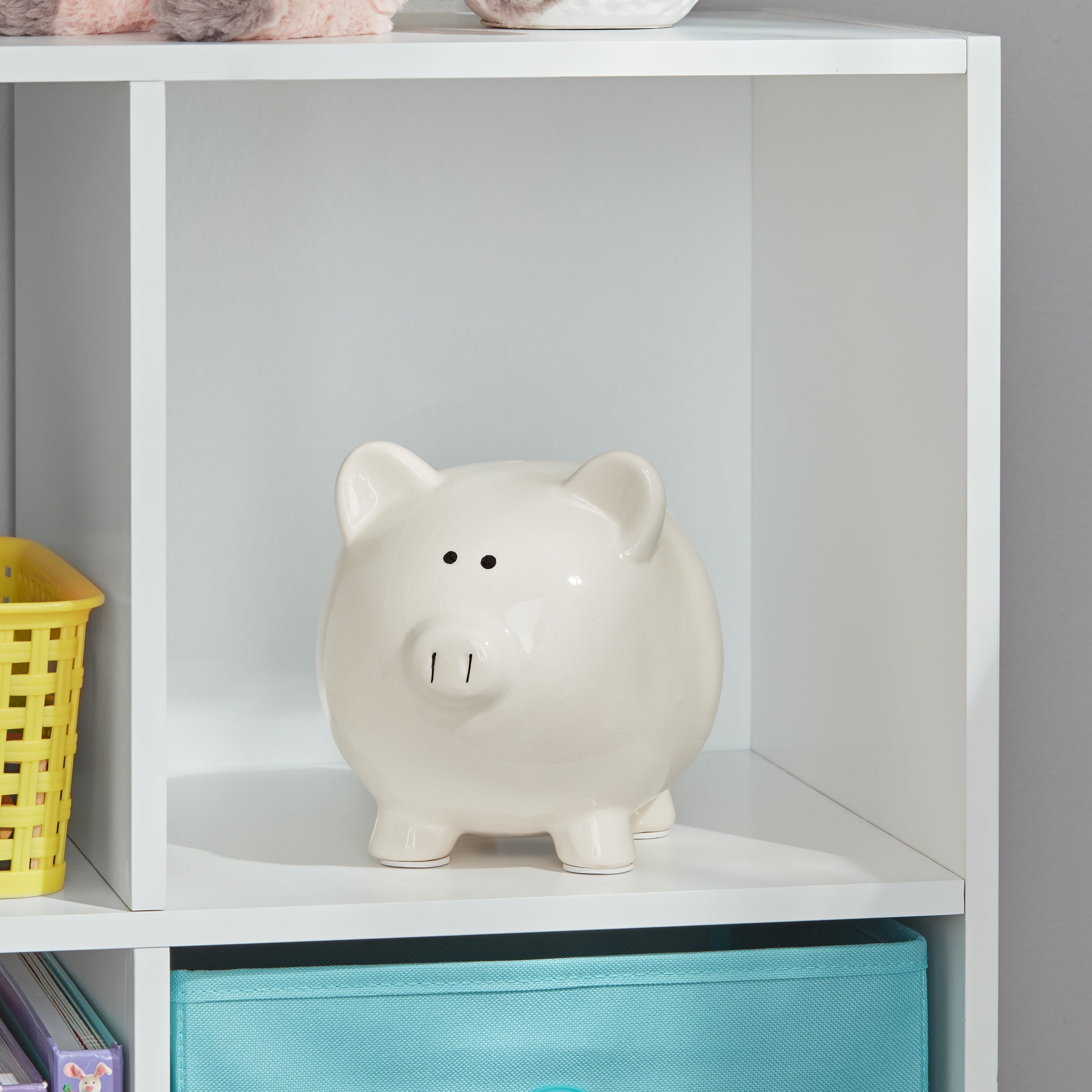 Your Zone 4-Cube Storage Organizer, White