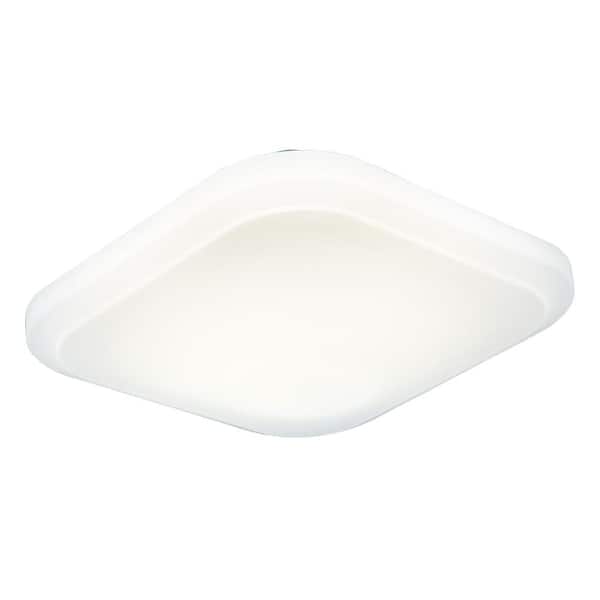 12 in. Low Profile LED Flush Mount Square Closet Light Fixture 1100 Lumens 3000K 4000K 5000K Dimmable Hallway Stairwell