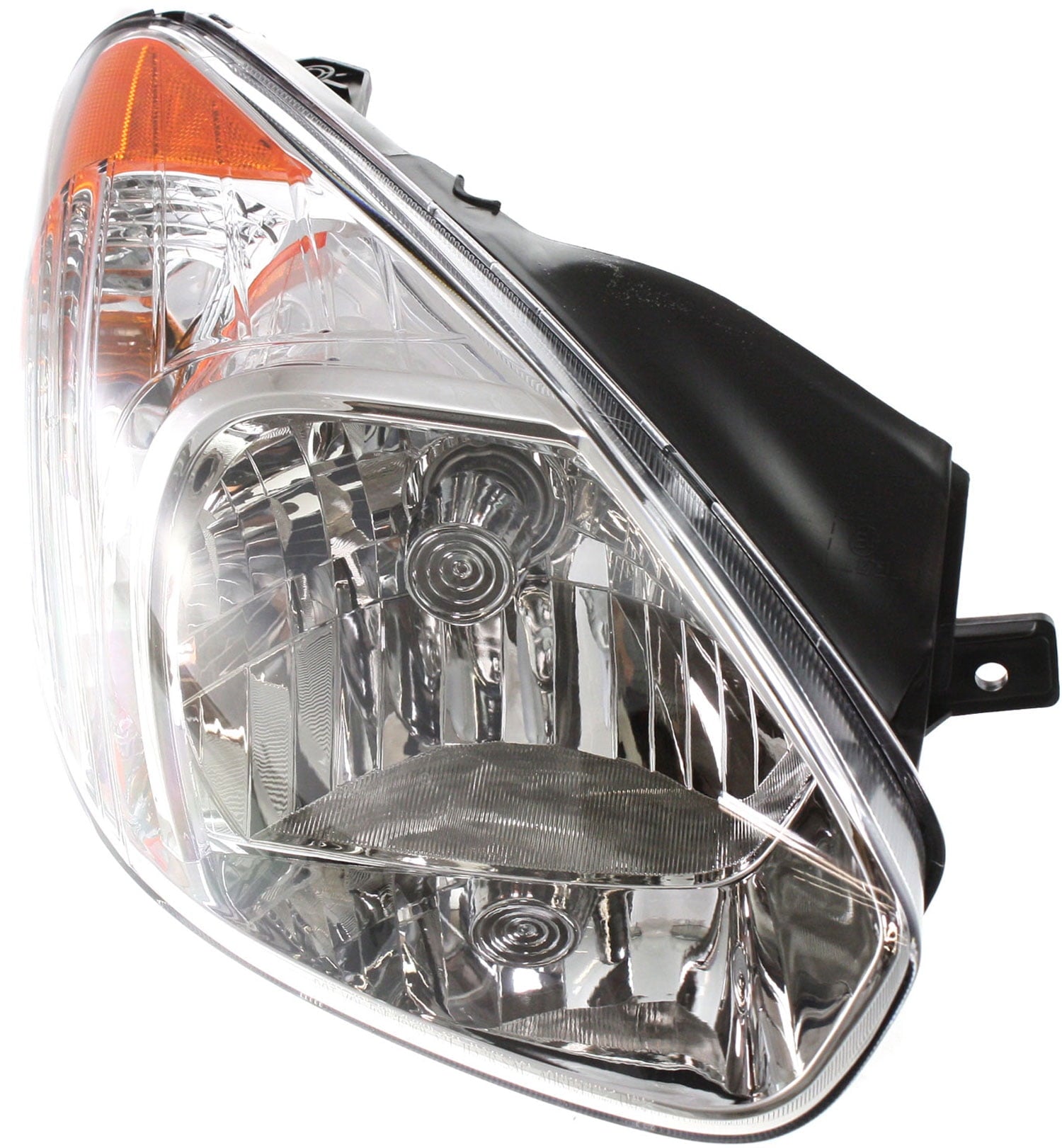 Headlight Compatible With 2006 Hyundai Accent Right Passenger Halogen With bulb(s)