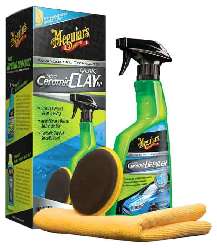 Meguiar's G200200 Hybrid Ceramic Quik Clay Kit