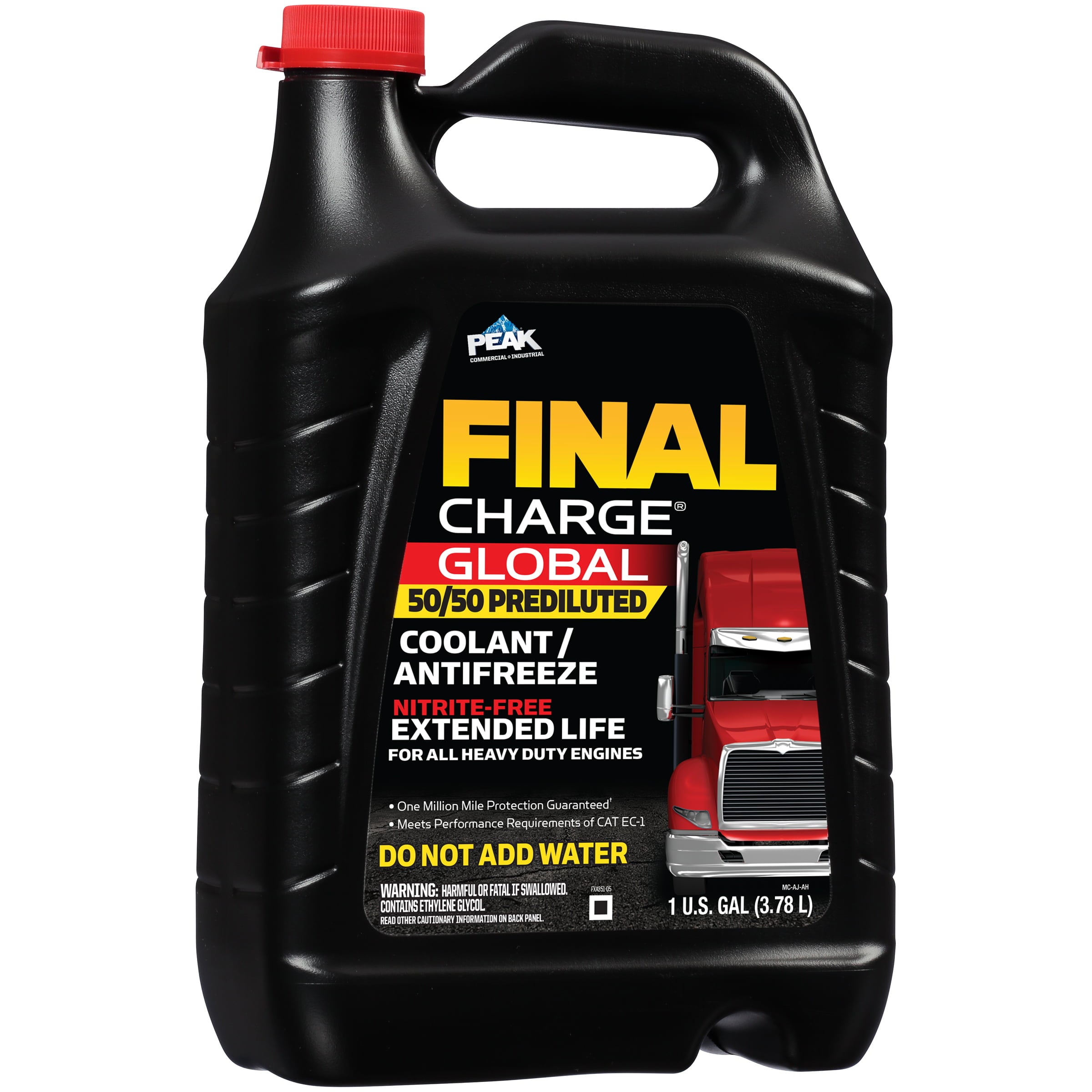 FINAL CHARGE® 50/50 Pre-Diluted Global Extended Life Antifreeze & Coolant