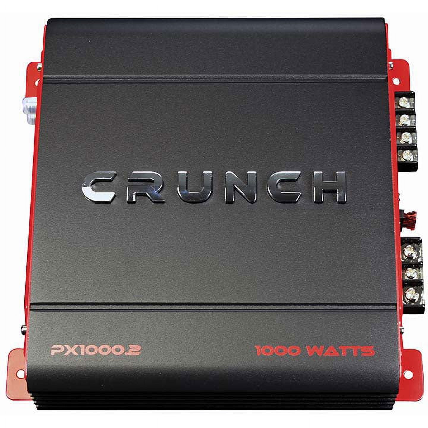 Crunch 2 Channel 1000 Watt Amp A/B Class Car Audio Stereo Amplifier | PX-1000.2