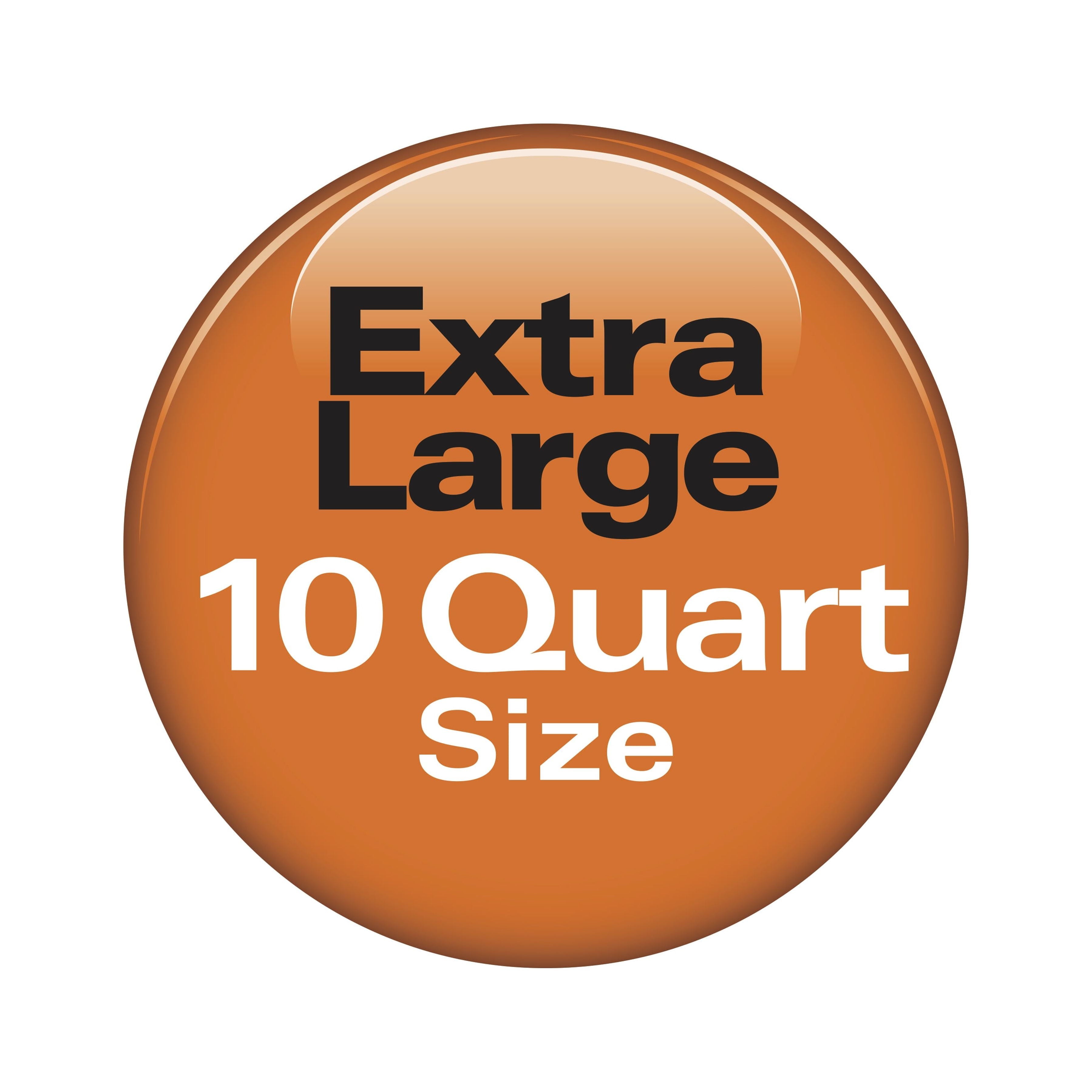 Hamilton Beach Slow Cooker, 10 Quart Capacity, Extra-Large, Removable Crock, Silver, 33190