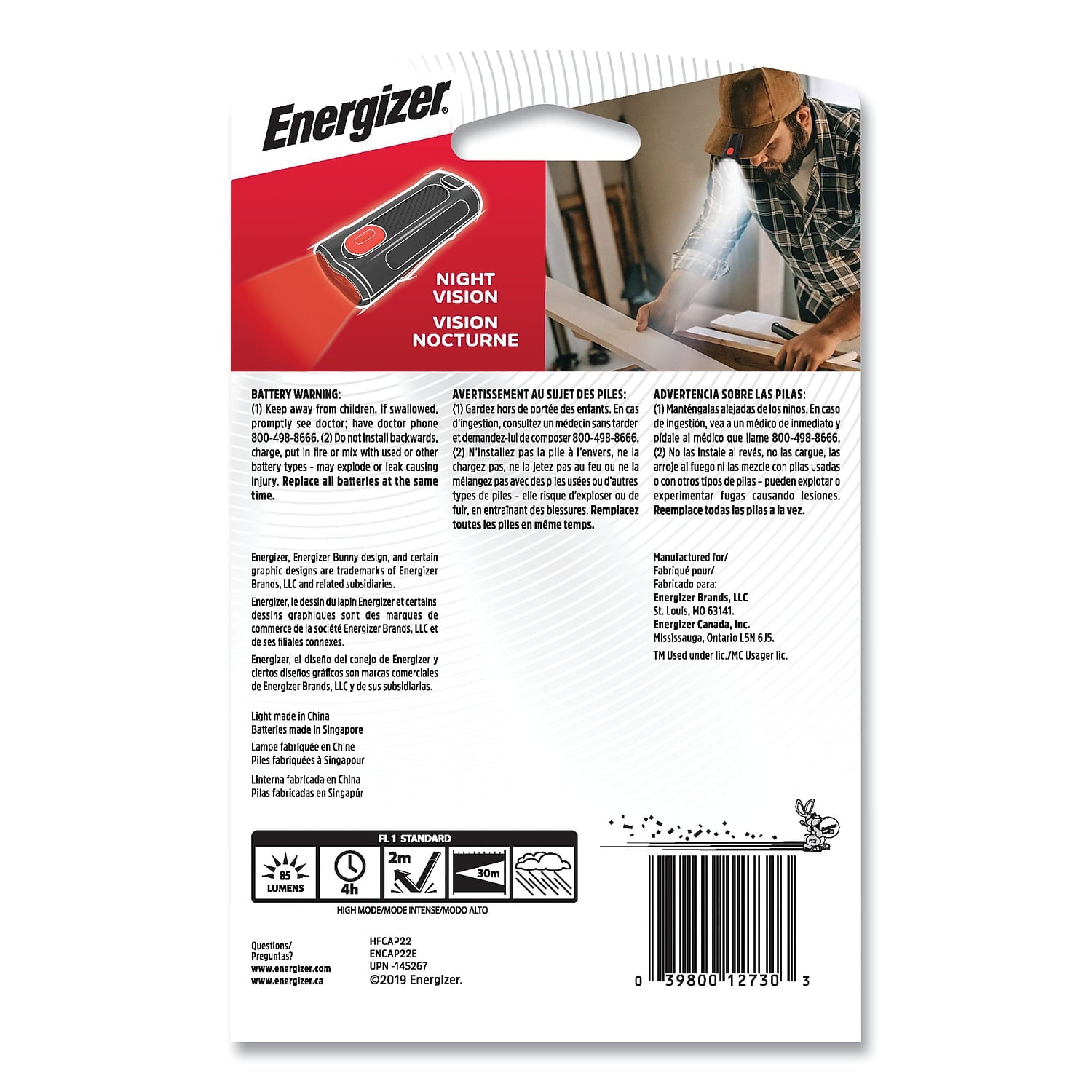 Energizer Cap Light