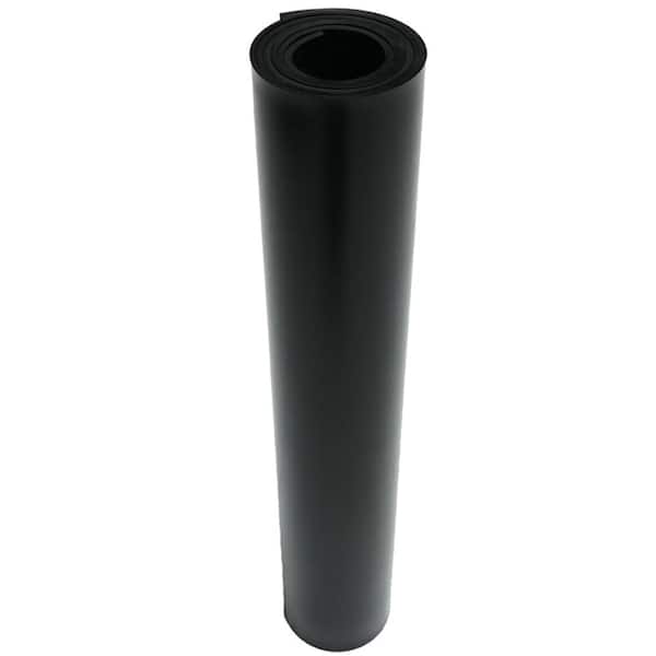 EPDM 1/16 in. x 36 in. x 96 in. Commercial Grade 60A Rubber Sheet - Black