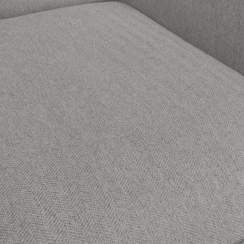 KOWO Upholstered Rolled Arm Accent Armchair gray