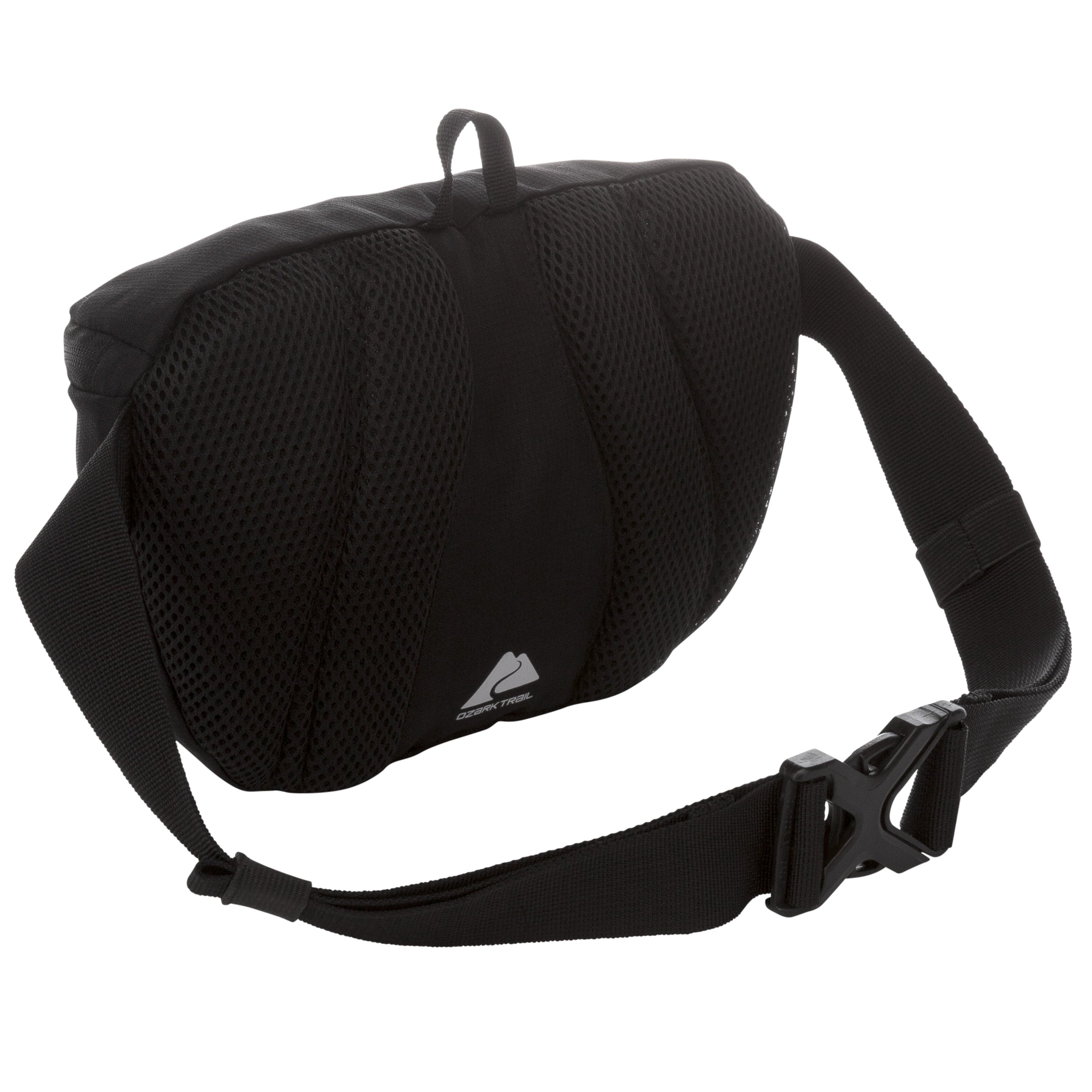 Ozark Trail 2.5 Ltr Waist Pack, Black, Unisex, Fanny Pack, Polyester Zipper