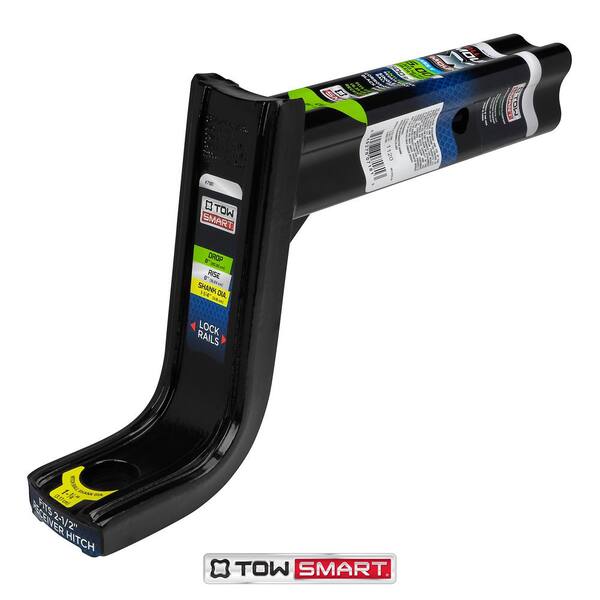 Class V, 15,000 lb., 8 in. Drop x 6 in. Rise x 1-1/4 in. Shank, X-Mount Trailer Hitch Ball Mount