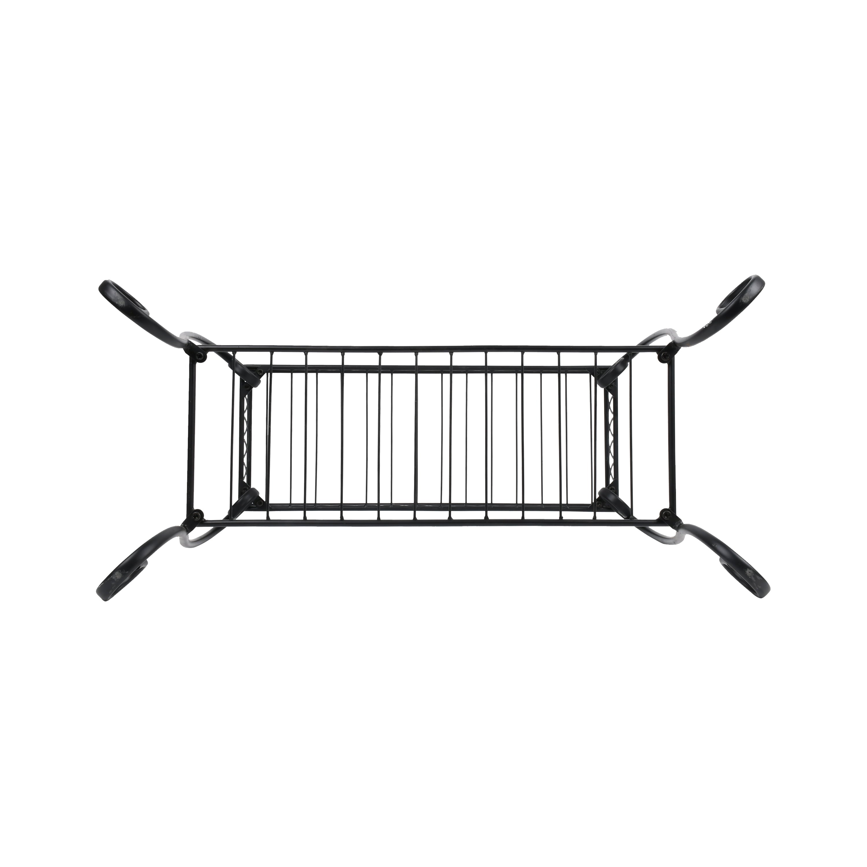 Mainstays Black Metal 2 Tier Shelves Plant Stand