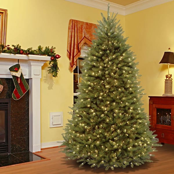 7 ft. Dunhill Fir Hinged Tree with 650 Dual Color LED Lights and PowerConnect