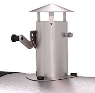 DGN576SNC-D Dual Chamber Stainless Steel Charcoal BBQ Grill