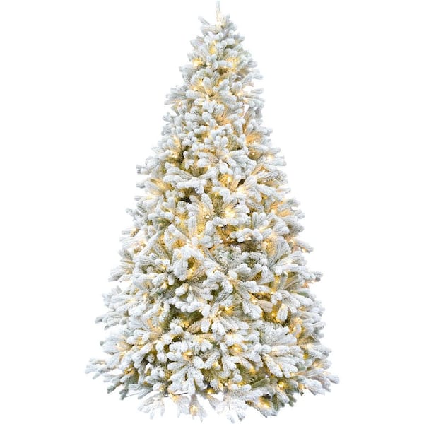 7.5 ft. Pre-Lit Half Artificial Christmas Tree with Lights