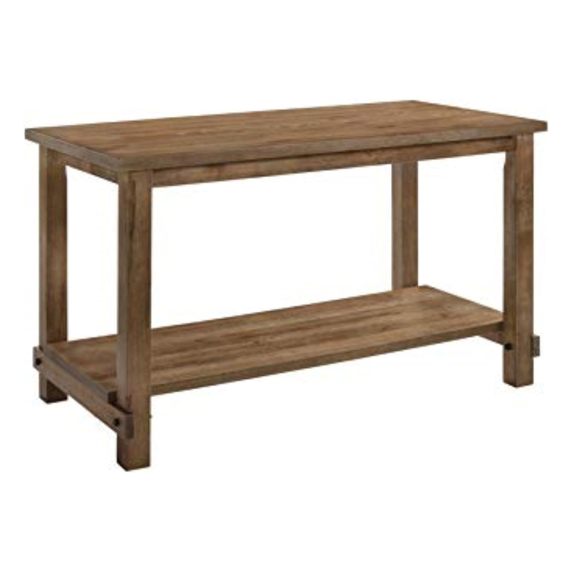70830 Counter Height Table - Weathered Oak