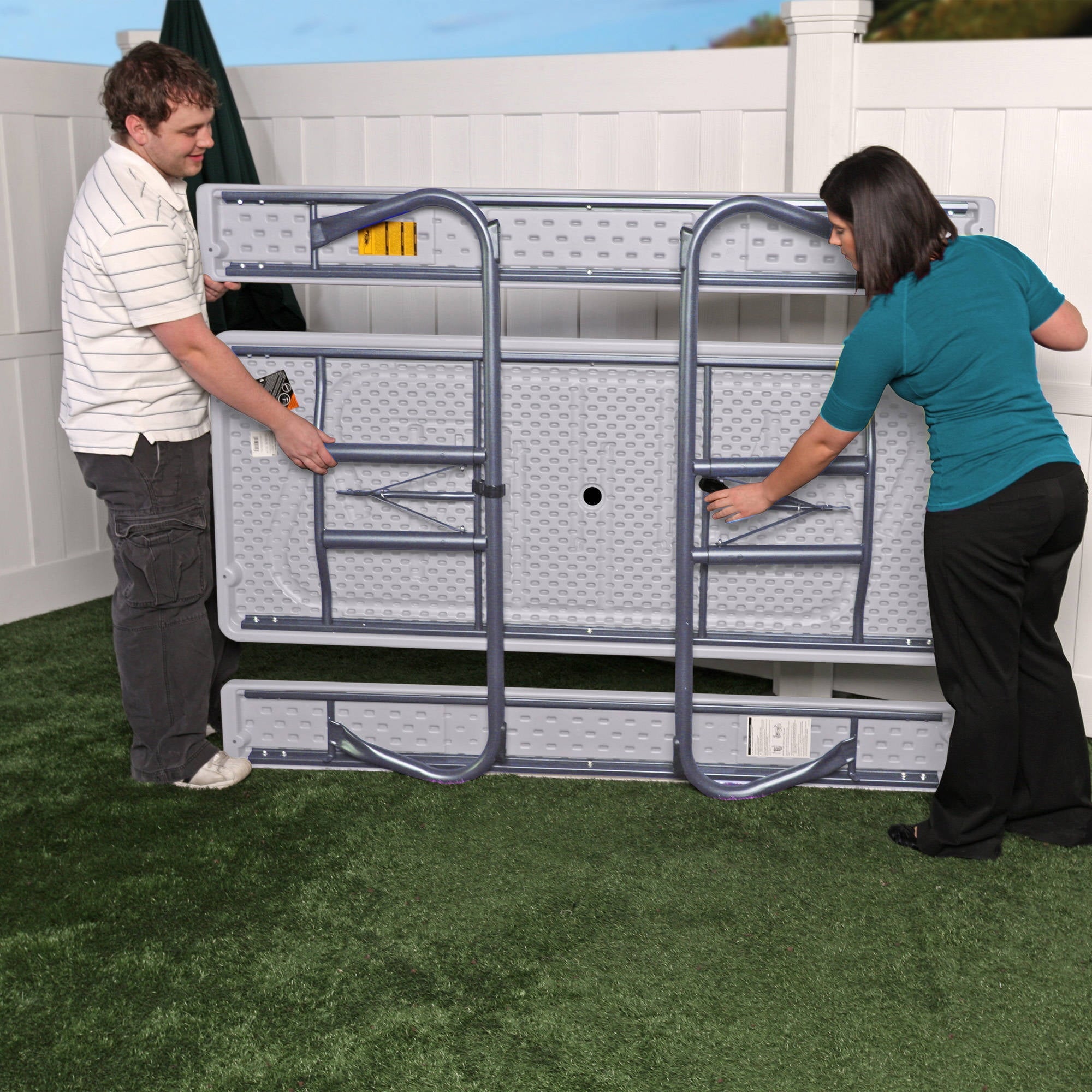 Lifetime 6 Foot Folding Picnic Table, 80215