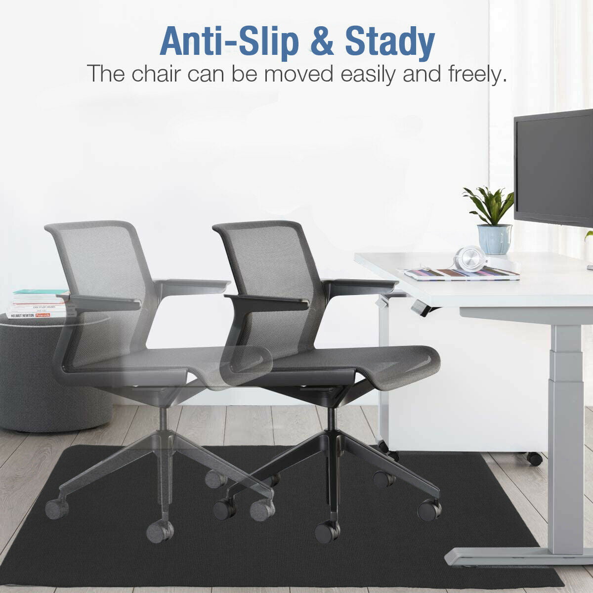 Office Chair Mat,Office Desk Chair Mat for Hardwood Floors, 1/6