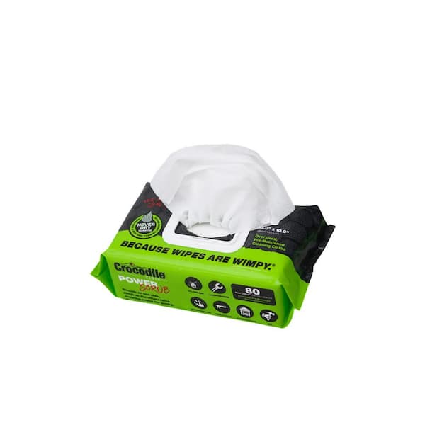 PowerSCRUB All-Purpose Cleaner Pre-Moistened Heavy-Duty Wet Cloths (80-Pack per)