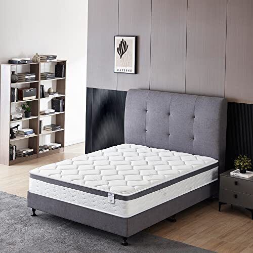 Size Mattress - 10 Inch Cool Memory Foam & Spring Hybrid Mattress with King