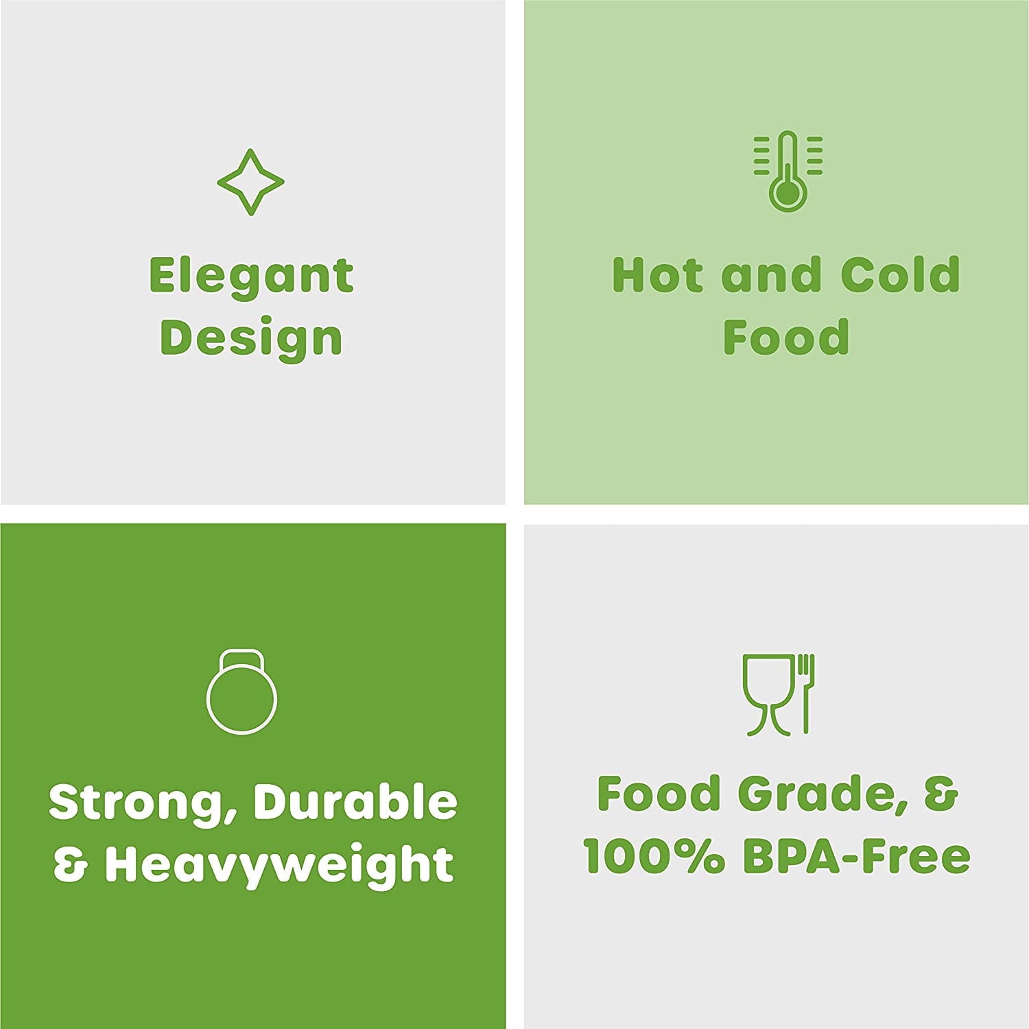 Comfy Package Clear Heavyweight Plastic Spoons Heavy Duty Disposable Silverware, 50-Pack