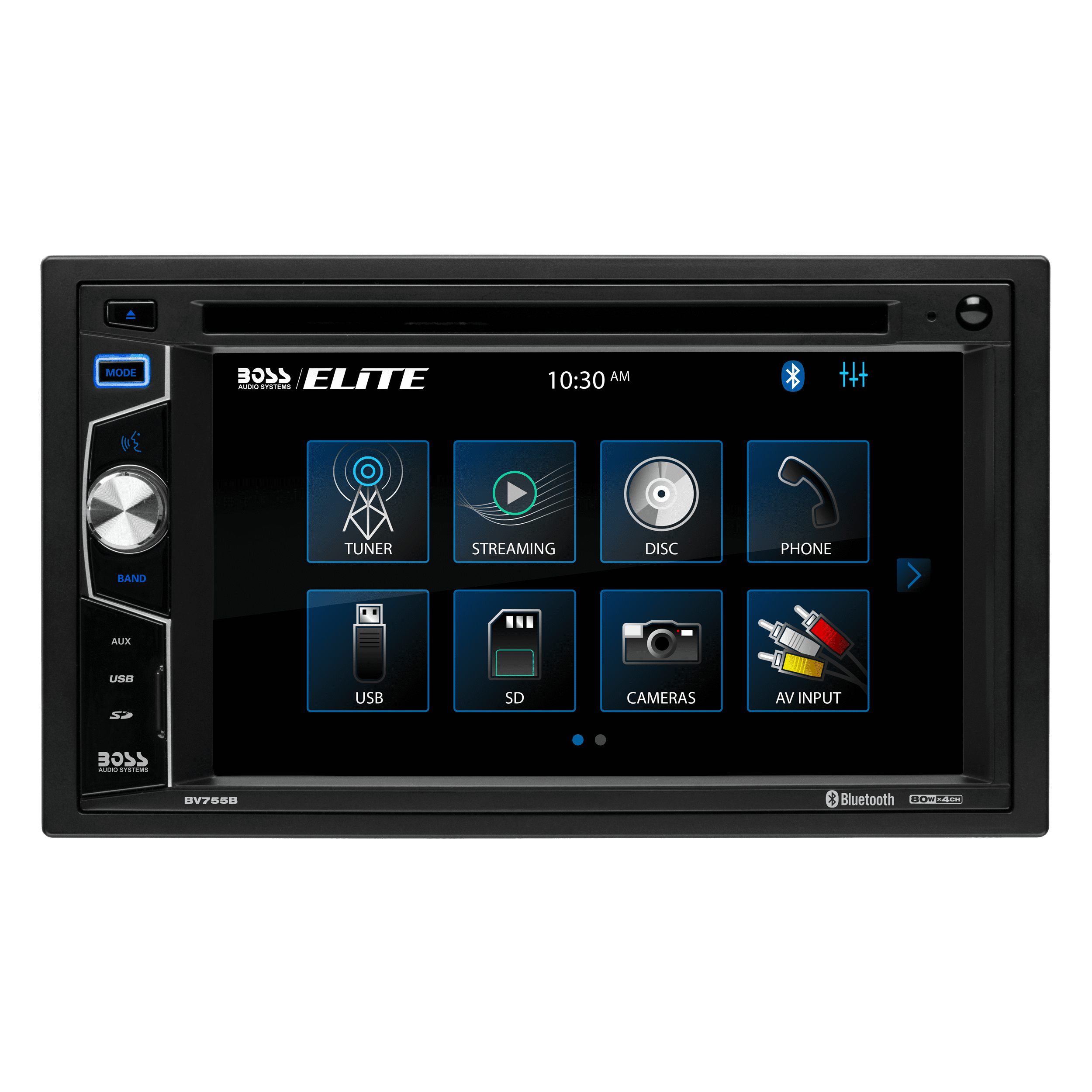 BOSS Audio Systems Elite BV755B Car DVD Player, Bluetooth, 6.2 Inch Touchscreen