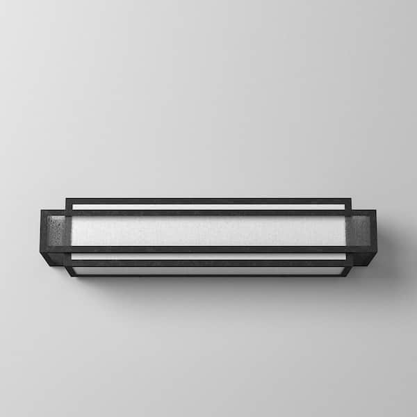 Camden Square 3-Light Aged Black Charcoal Bath and Vanity Light