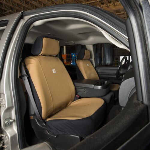 Carhartt - Carhartt Universal Fitted Nylon Duck Bucket Seat Cover, Gravel, OS