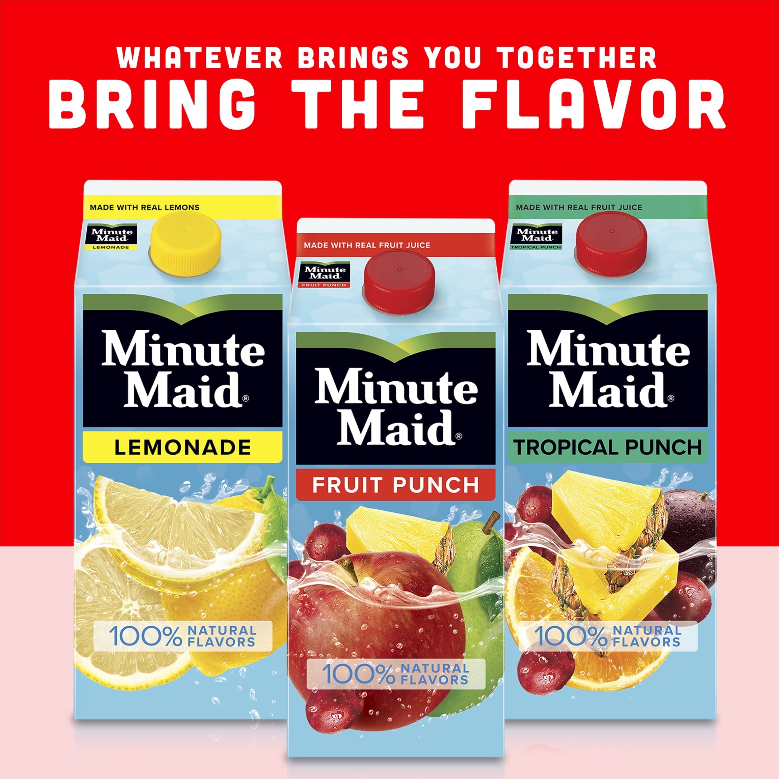 Minute Maid Tropical Fruit Punch Drink, 59 fl oz Carton