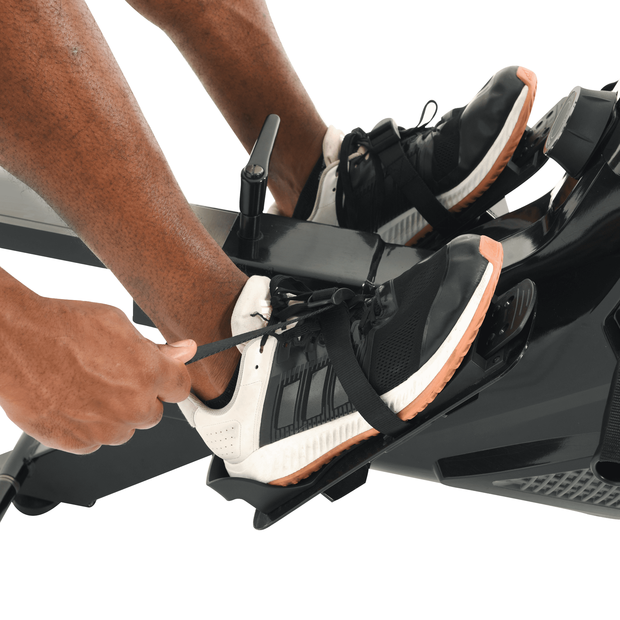 Women’s Health Men’s Health Dual Handle Rower, Airsoft Seat, Bluetooth App, Fan Magnetic Resistance