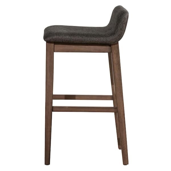 Renmark 26.5 in. Chocolate Gray Counter Stool