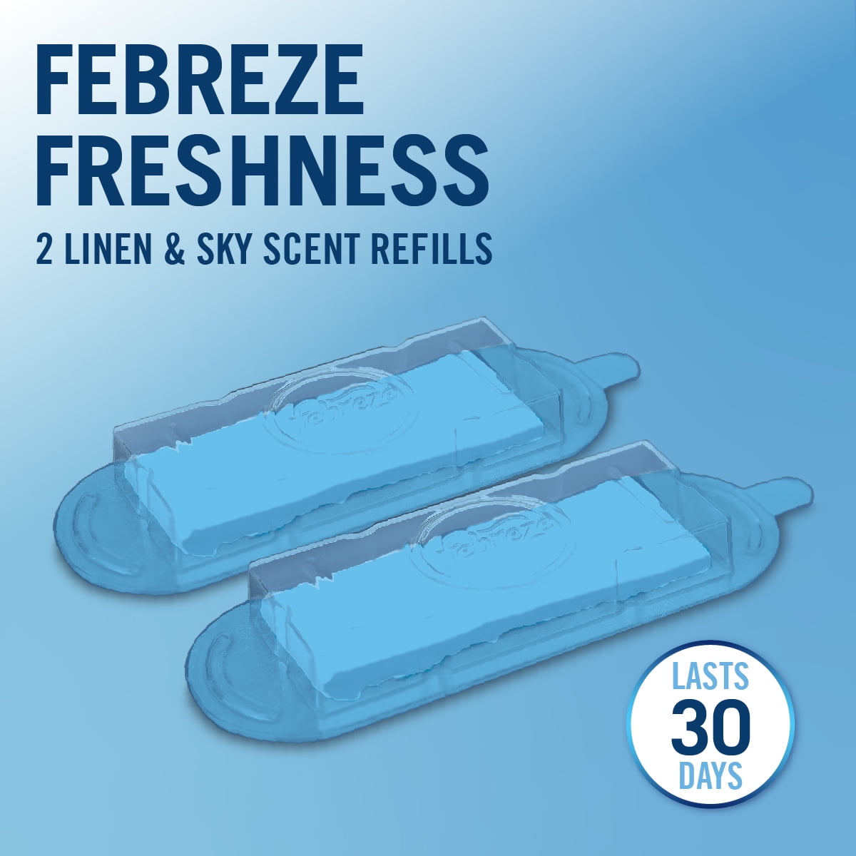 Febreze Air Purifier Linen Scent Refill Cartridge, 2 Pack, FRF102L
