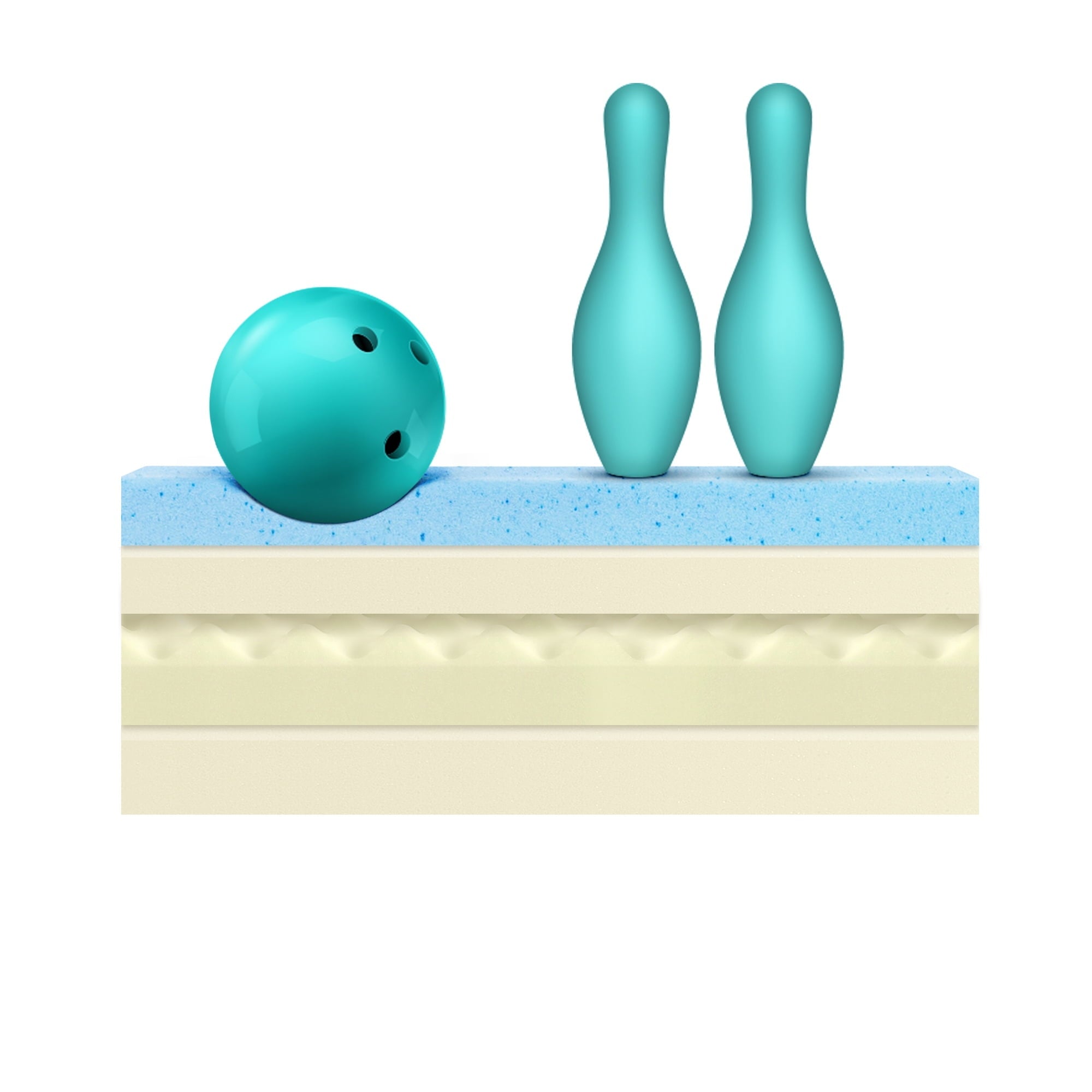 8 Inch True Comfort Gel Mattress, Firm, Twin