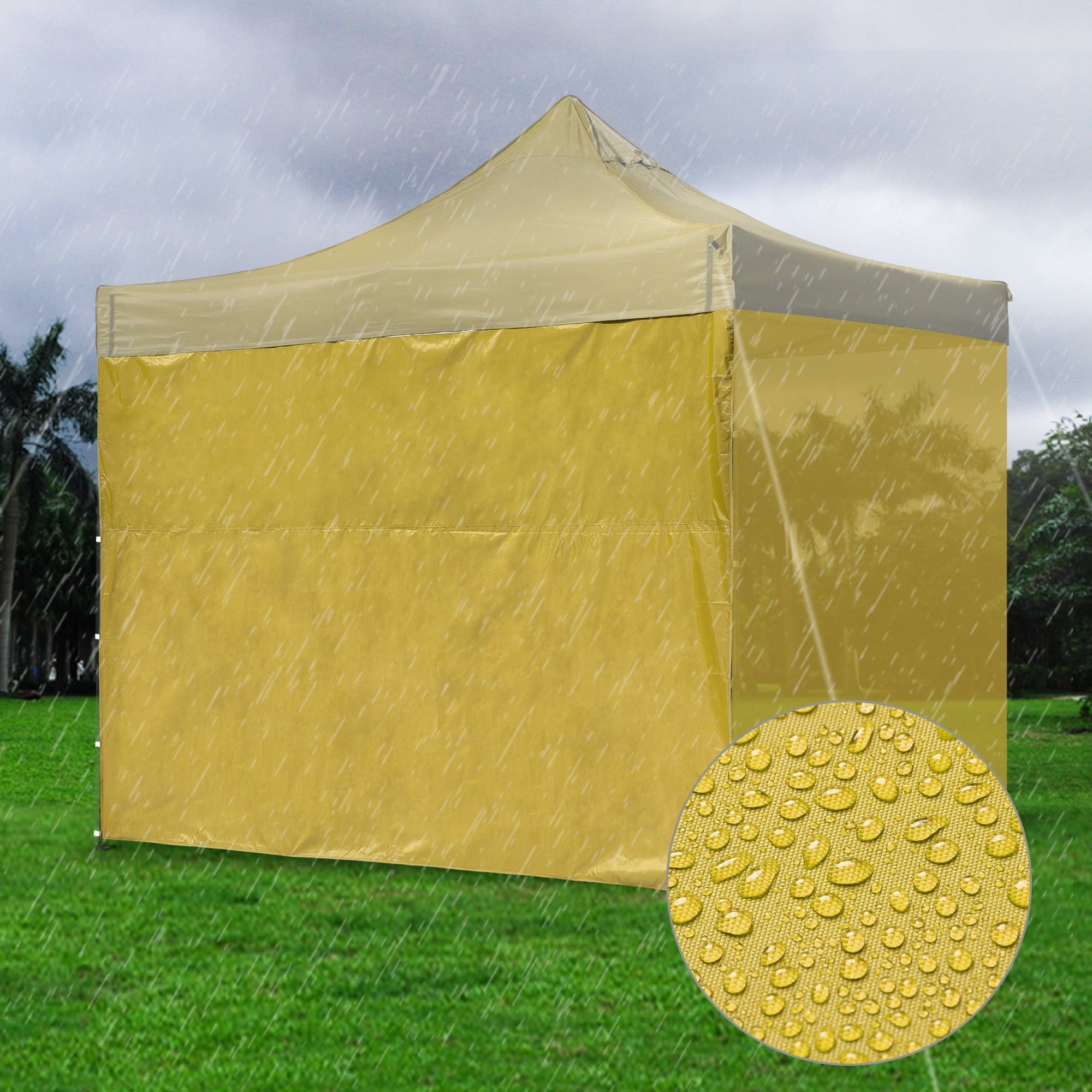 InstaHibit Universal Sidewall UV50+ Fit 10x10 Ft Pop up Canopy 1 Piece Party