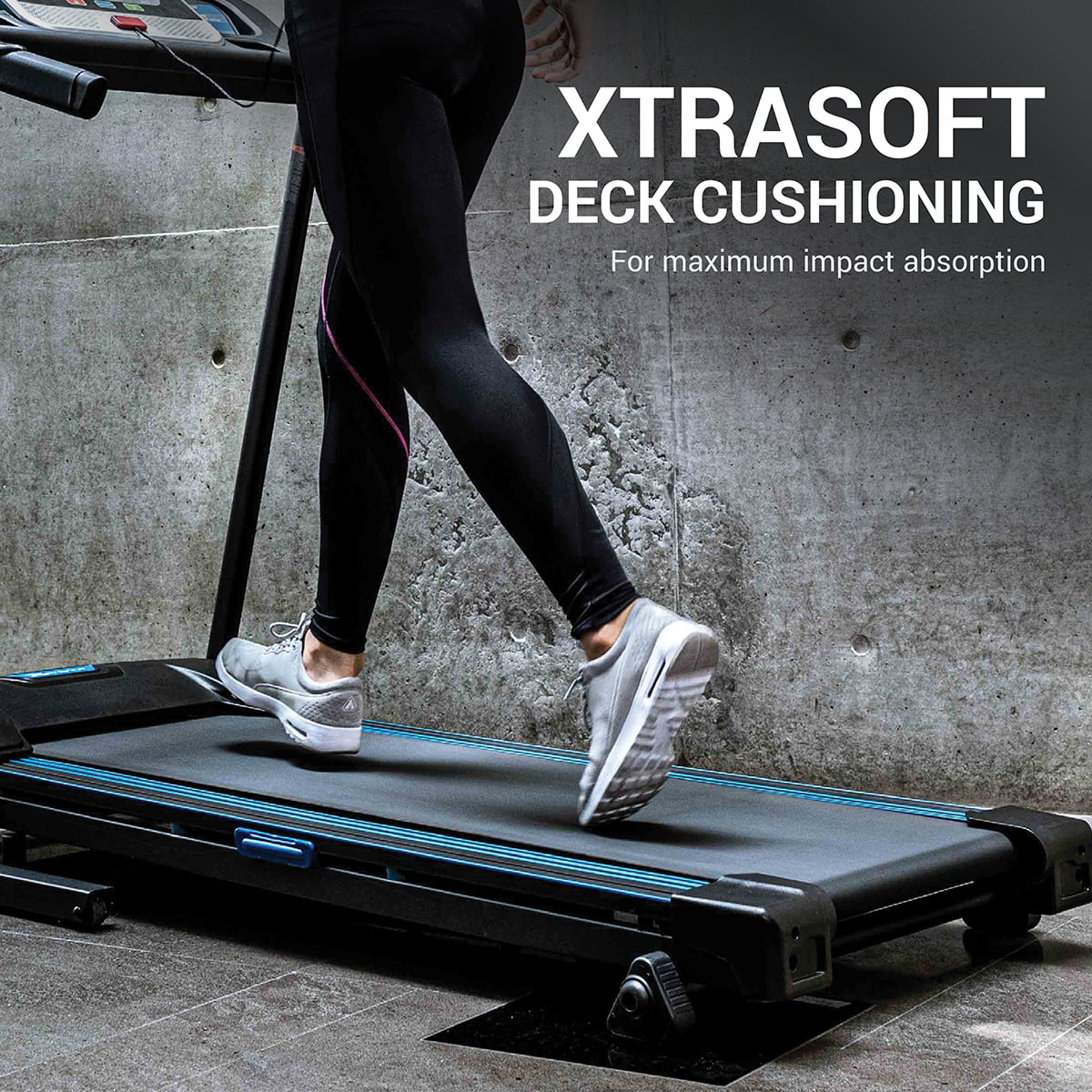 XTERRA Fitness TR200 Folding Treadmill: Xtrasoft Cushioned Deck, 5.5