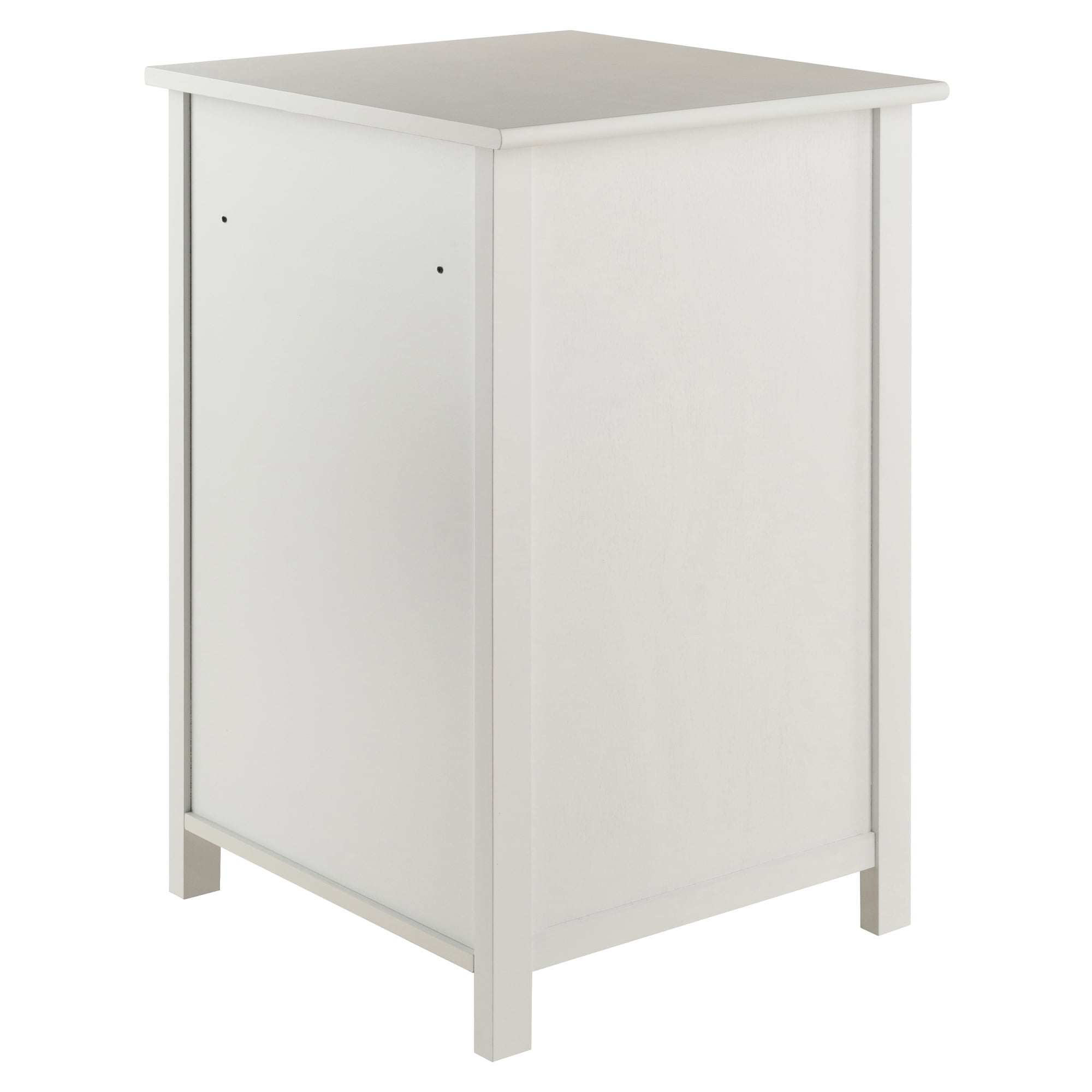 Winsome Wood Delta Home Office File Cabinet, White Finish