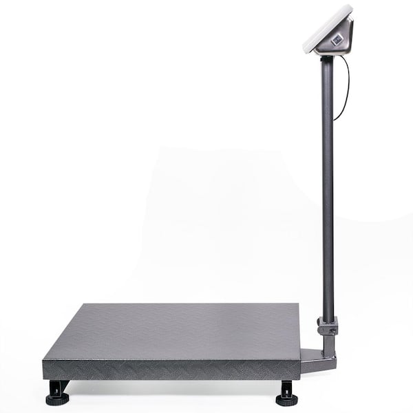 600 lbs. Heavy Duty Foldable Weight Computing Digital Floor Postal Warehouse Scale with Large Platform
