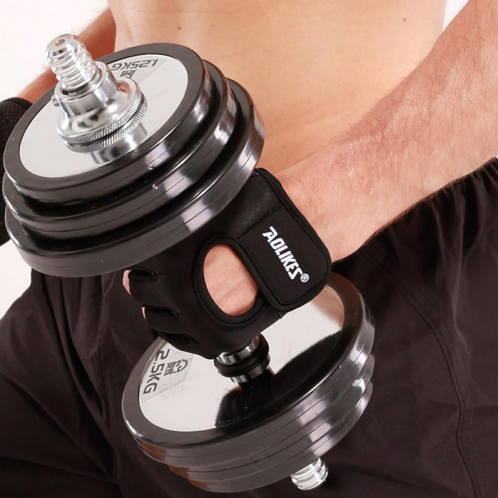 Fitness Gloves Weight Lifting Gym Sport Workout Training Wrist Wrap fr Men/Women