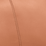 Alden Design Mid-Century Modern Accent Chair with Metal Frame, Brown Faux Leather