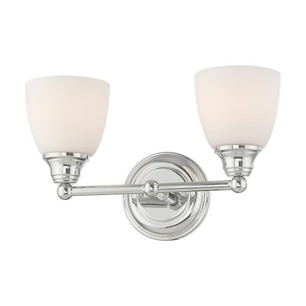 Beaumont 2 Light Polished Chrome Bath Vanity
