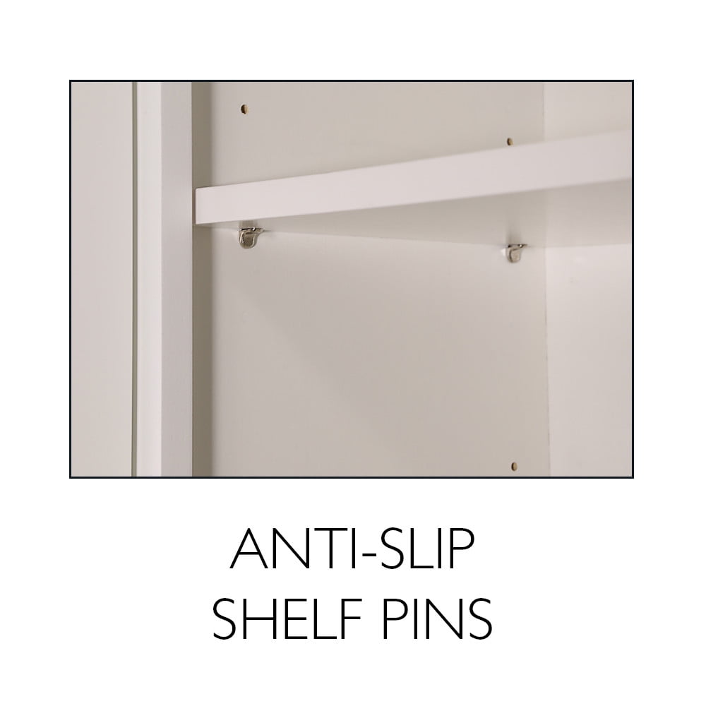 Design House 561506 Brookings Unassembled Shaker Sink Base Kitchen Cabinet 42x34.5x24, White