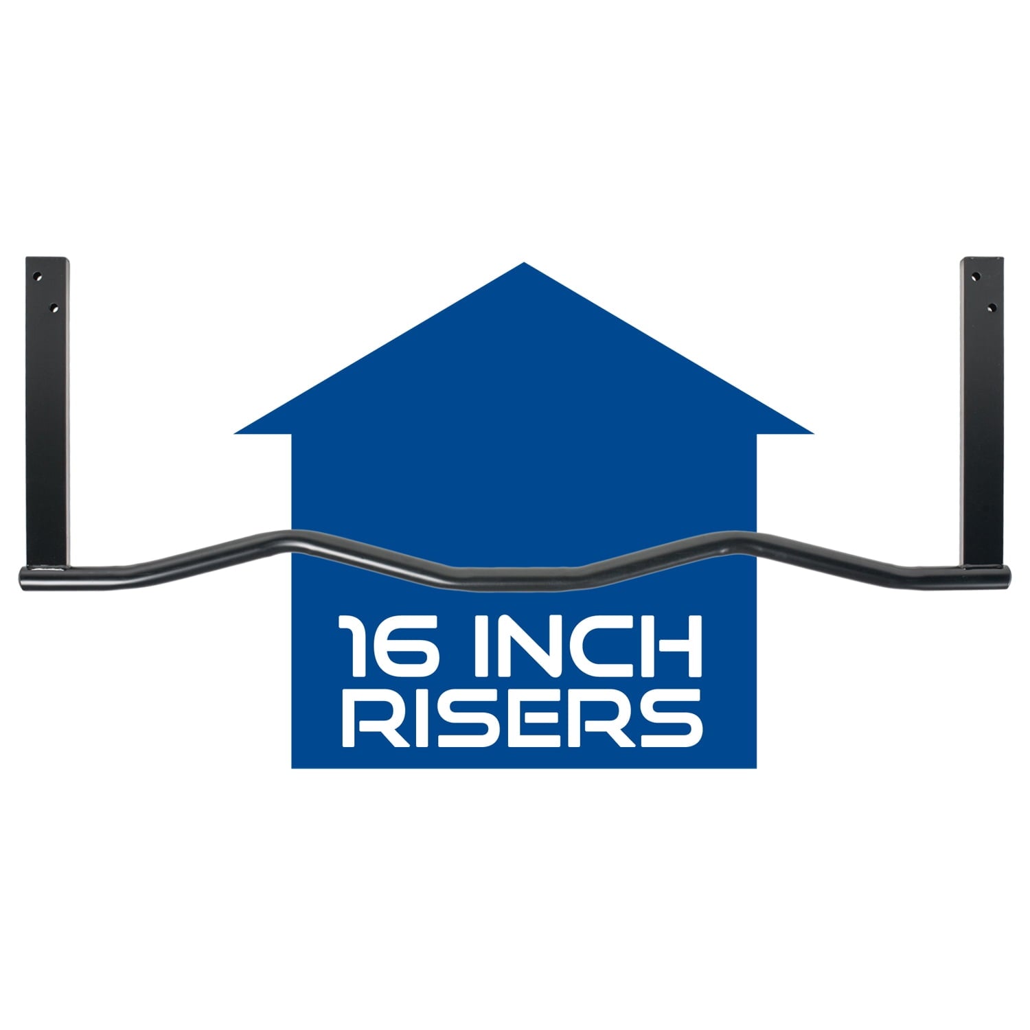 Ultimate Body Press JMP-S Home Gym Ergonomic Joist Mount Pull Up Bar, Black