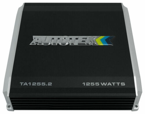 Autotek TA-1255.2 1200 Watt 2 Channel Stereo Car Audio Amplifier