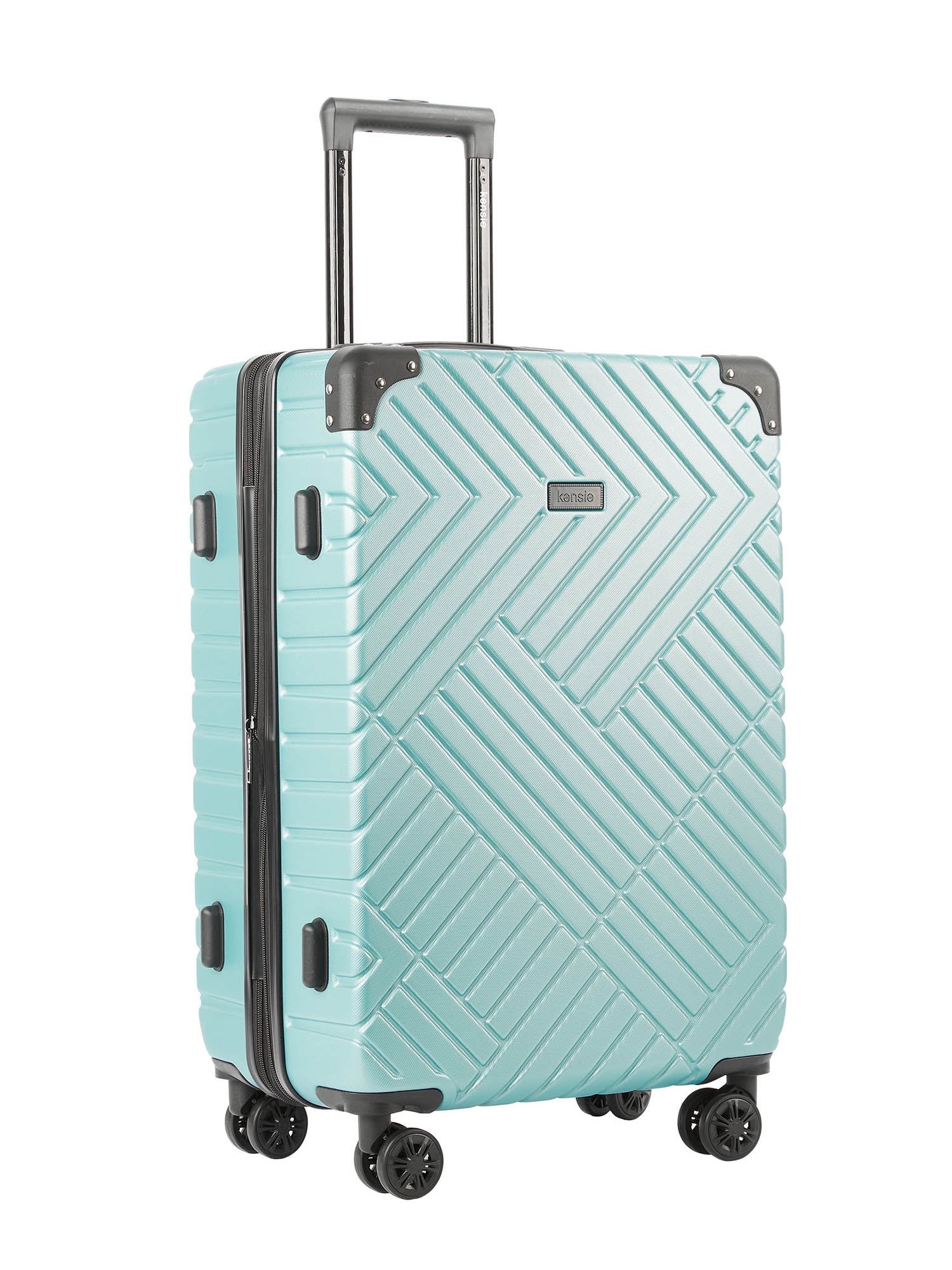 Kensie 3 Pc. Hardside Expandable Luggage Set, Teal