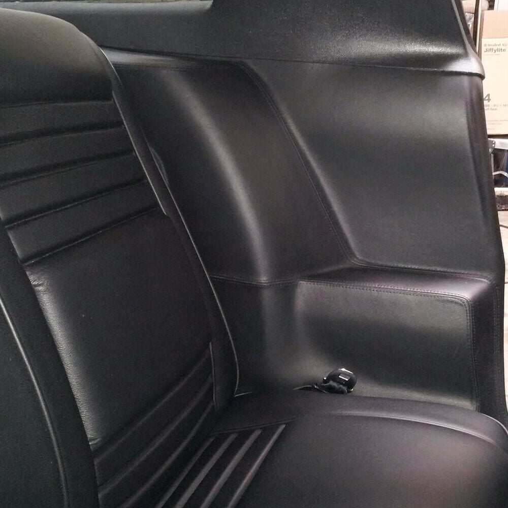 Car &Marine Vinyl Faux Leather Upholstery Black/Gray Repair in/Patch Up Seat Shole Shedding 54
