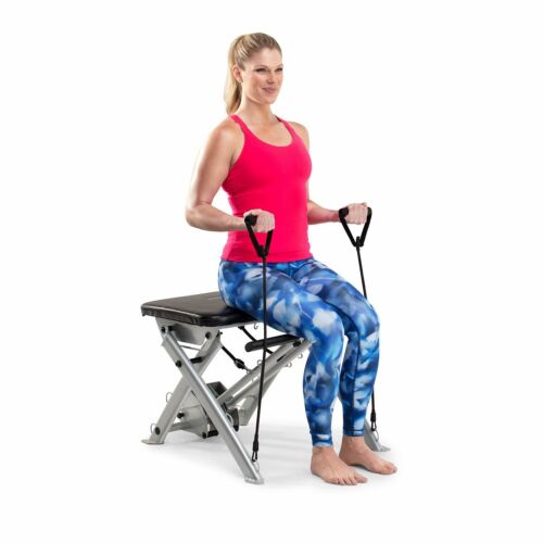 Enjoy workouts from home with this ProForm pilates studio chair and DVD.