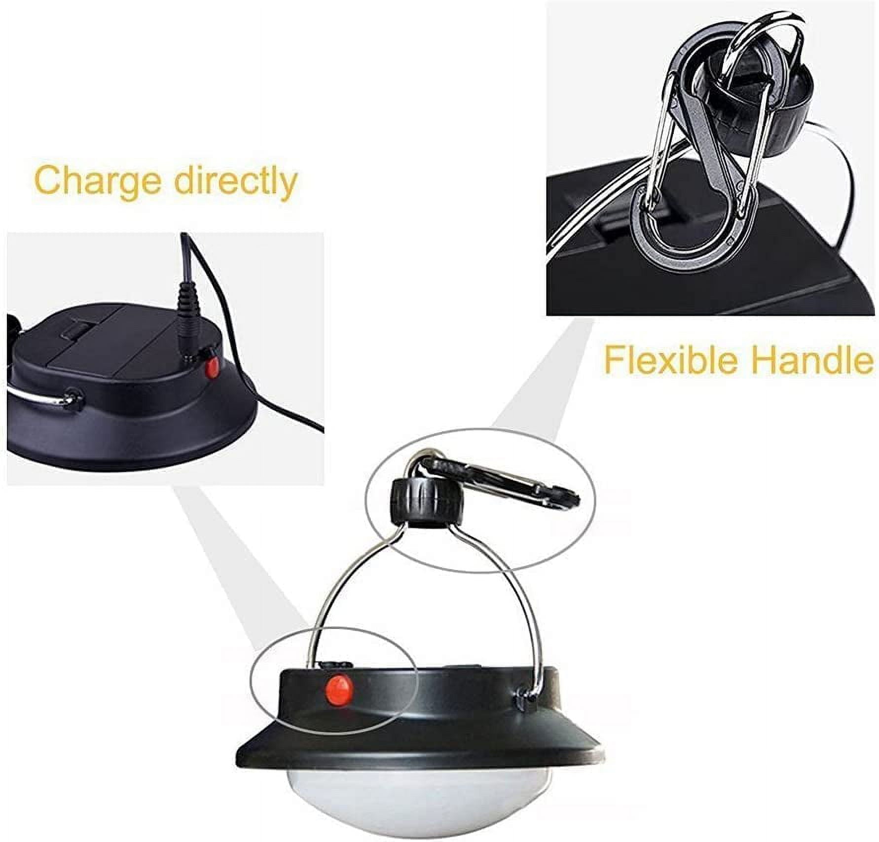 GVDV 2 Pack Portable LED Camping Tent Light, 60 Super Bright LED Lantern with 3 Light Modes, Battery Powered Outdoor Lantern for Camping/Hiking/Fishing/Hurricane/Emergency (Batteries not Included)