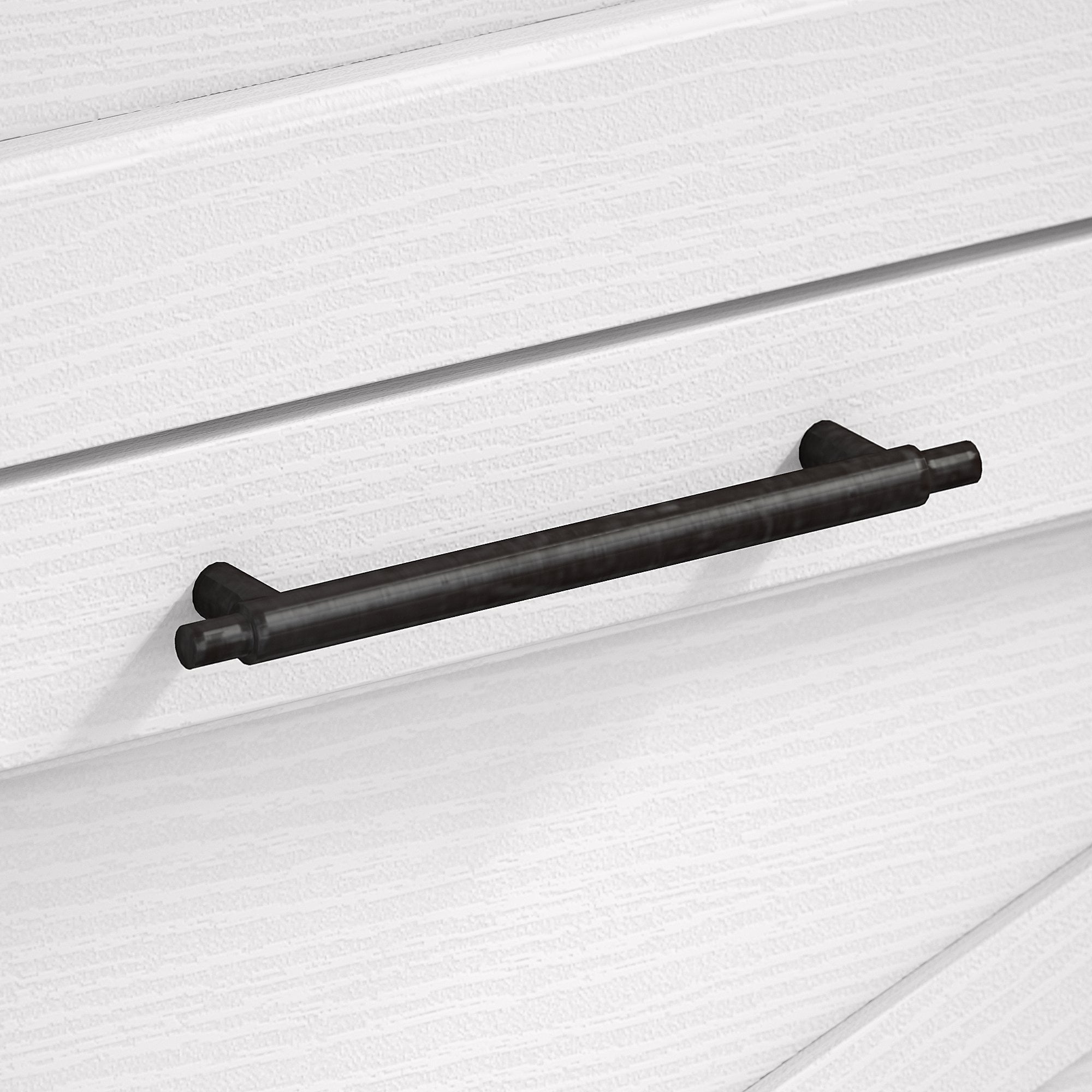 Bush Furniture Key West 2 Drawer Lateral File Cabinet in Pure White Oak