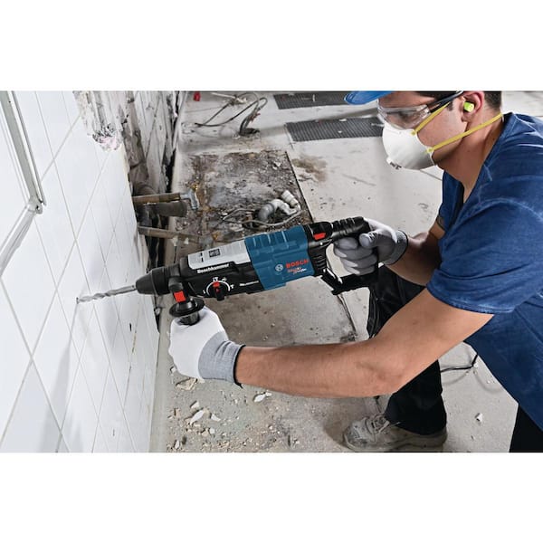 8.5 Amp Corded 1-1/8 in. SDS-Plus Variable Speed Concrete/Masonry Rotary Hammer Drill with Carrying Case
